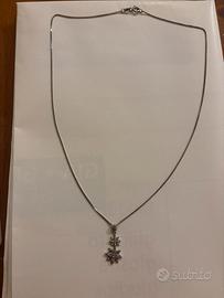 Collana con ciondolo a stella. Argento 925