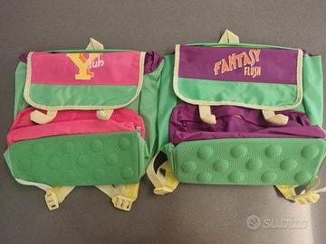 n.2 zainetti vintage x asilo nido/scuola infanzia