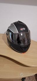 Casco modulare Qtech Road con visierino parasole
