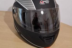 Casco modulare Qtech Road con visierino parasole