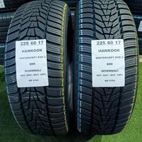 2 GOMME 225 60 17 HANKOOK 100% INV RIF2754