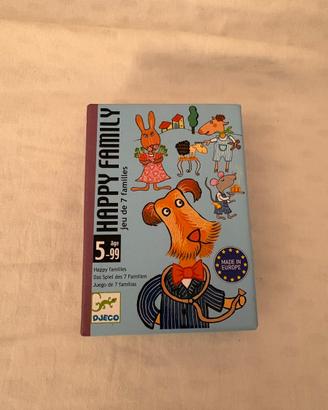 Djeco gioco carte Happy Family nuovo