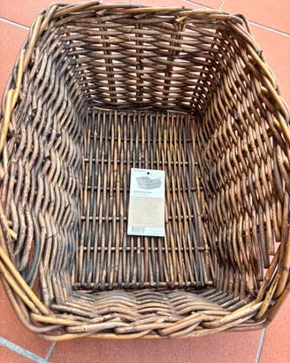 Basil cesto in rattan per bicicletta