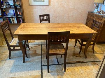 tavole e sedie antiche 1700