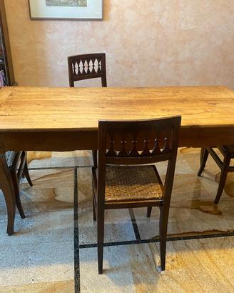 tavole e sedie antiche 1700