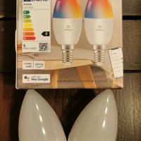 Set 2 lampadine Antela e14 smart app control 