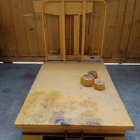 Bilancia bascula antica da mugnaio 500 kg