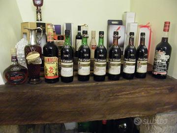 bottiglie di vino vintage