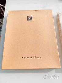 tovaglia lino naturale Irlandese 163x163