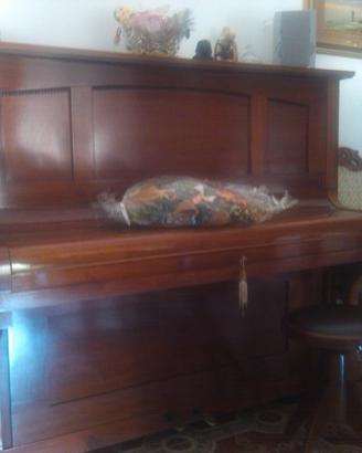 Pianoforte verticale tedesco con sgabello 