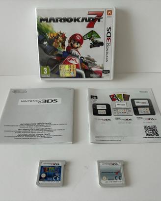 Mario Kart 7 Pal completo CIB + Tetris 3ds