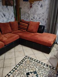 divano ad angolo etnico