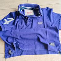 Polo viola Superdry