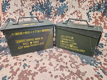 2 cassette US metallo Militari (CY)