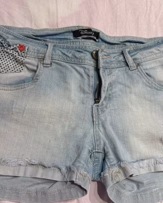 Pantaloncino corto jeans disney