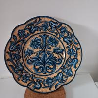 Piatto in ceramica da parete o centrotavola