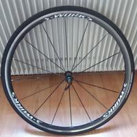 Cerchio anteriore bici da corsa gommato Vittoria