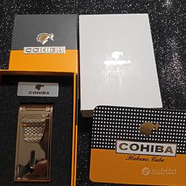 accendino cohiba originale con tagliasigari