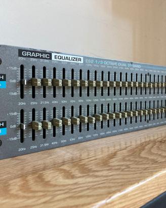 Equalizzatore Samson E62 1/3 Octave Dual 31 Band