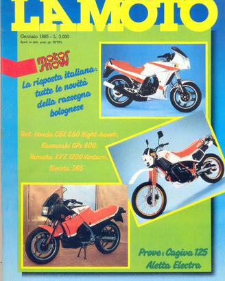 Rivista LA MOTO numero 1 anno 1985
