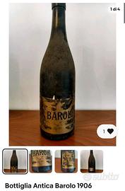 Bottiglia vino Barolo da 1900 + altre antiche