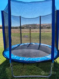 Trampolino elastico da giardino SixJump 2,45 m 