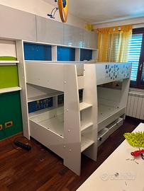 Cameretta  completa per due ragazzi/bambini