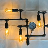 Aplique vintage industriale