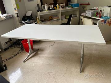 2 x Scrivania bianca da ufficuo