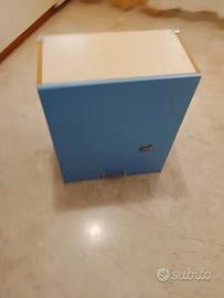 Mobiletto prensile cucina colore azzurro 