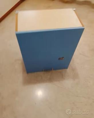 Mobiletto prensile cucina colore azzurro 