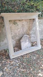 Cornice per camino in graniglia