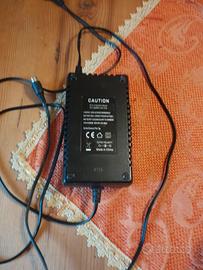 caricabatterie per bicicletta con batteria al piom