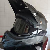 Casco MTB Bluegrass Intox + Occhiale O'Neal in reg