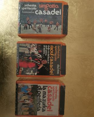Cassette stereo 8 ORIGINALI Casadei – Nuove