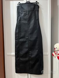 Vestito tubino ecopelle Zara