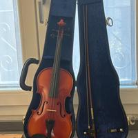 Violino con  arco e custodia