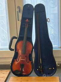 Violino con  arco e custodia