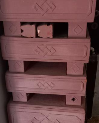 Stufa in terracotta stile "Becchi"