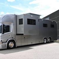 Van Scania NF trasporto cavalli con doppio popout