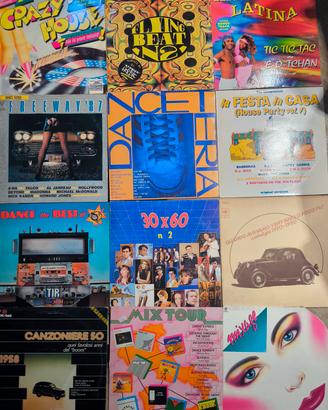 set lotto 12 dischi compilations raccolte 80 90