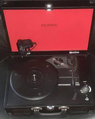 Giradischi Portatile a valigia Denver,per 33 45 78