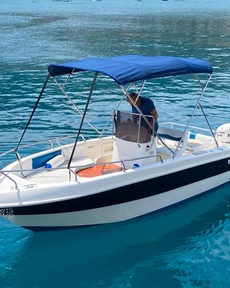 Barca open 6 metri con motore