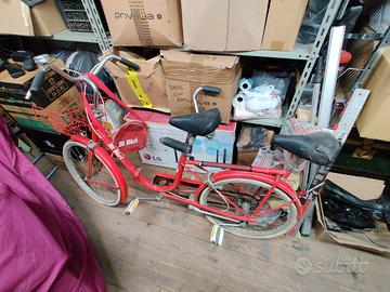 tandem bi bici pieghevole 