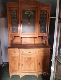 Credenza in legno Jugendstil 1910