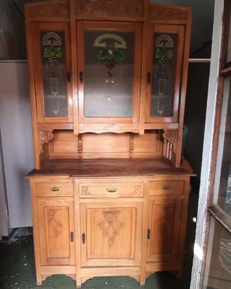 Credenza in legno Jugendstil 1910