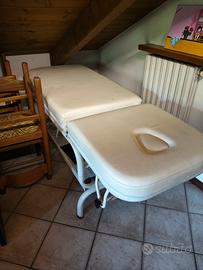Lettino da Massaggio Professionale Fisso con Foro 