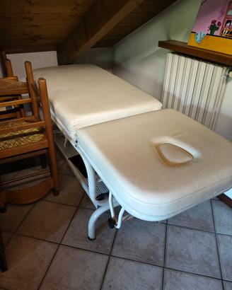 Lettino da Massaggio Professionale Fisso con Foro 