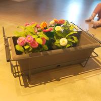 Fioriera regolabile e vasi di design da davanzale