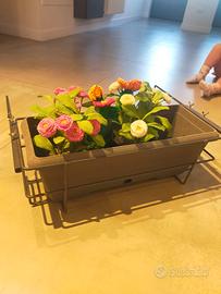 Fioriera regolabile e vasi di design da davanzale